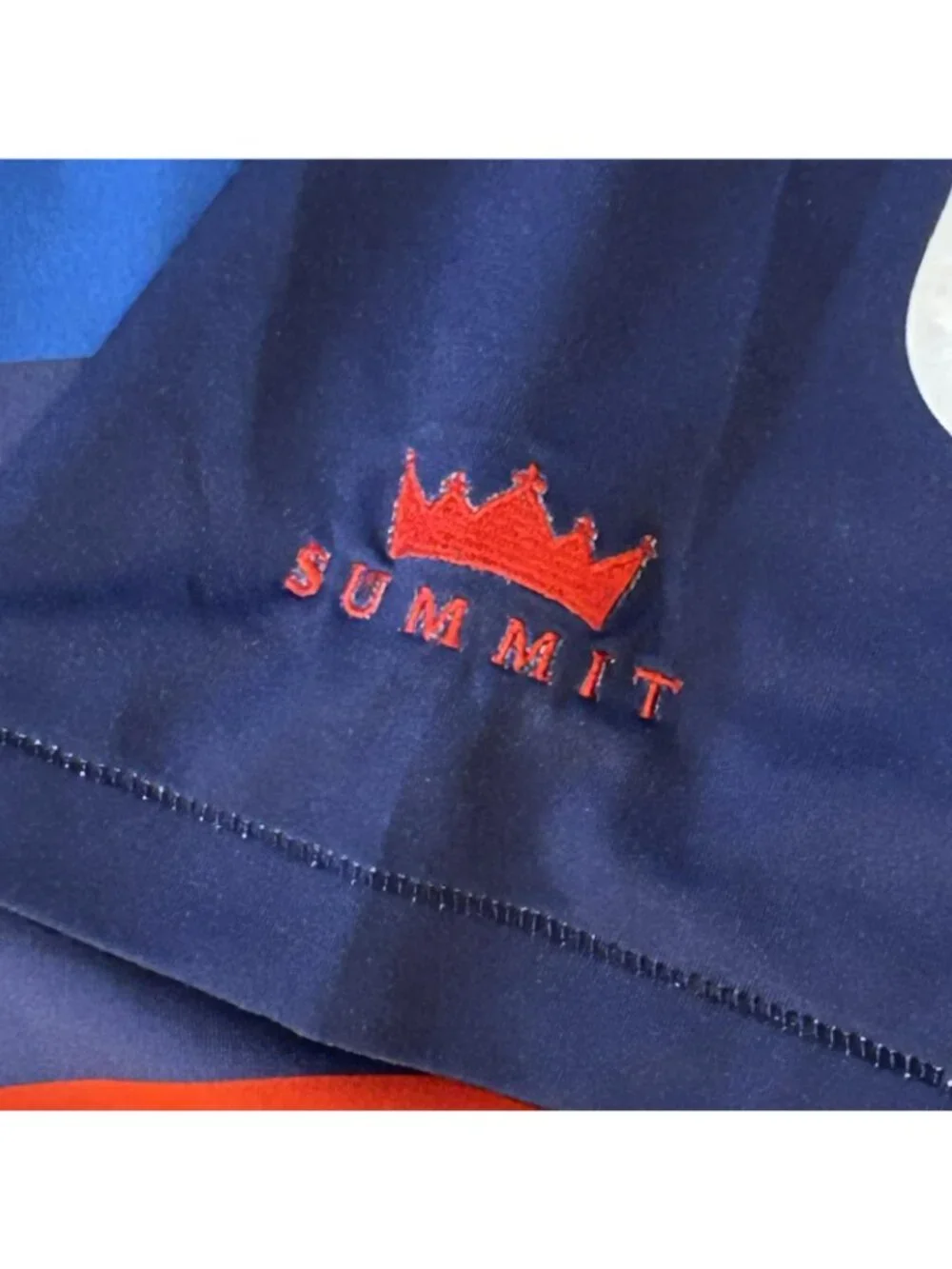G/FORE Polo Shirt Mens L Blue Stripe Camo Summit Crown Golf Performance Stretch